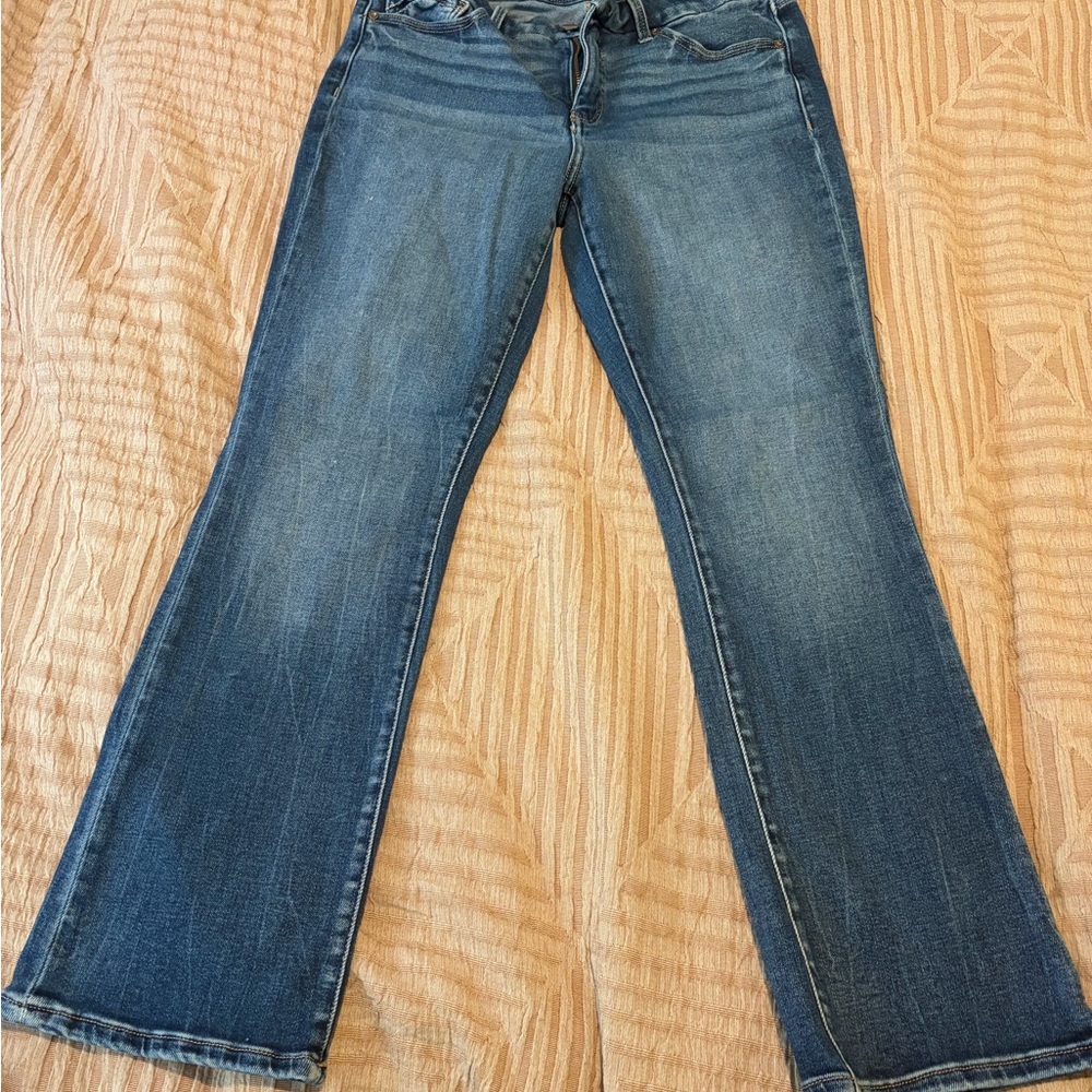 Buckle Women's Flare Jeans in Blue